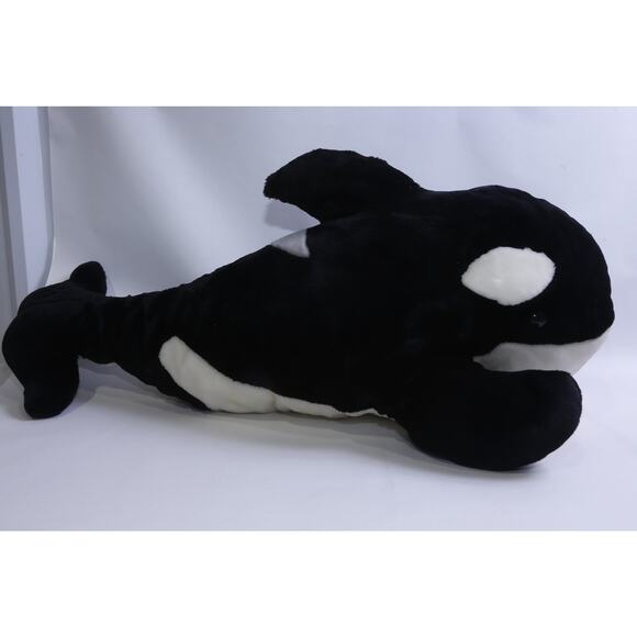 Extra large, Shamu, killer whale, stuffed animal, 36 inches, Seaworld, plush - Picture 2 of 4